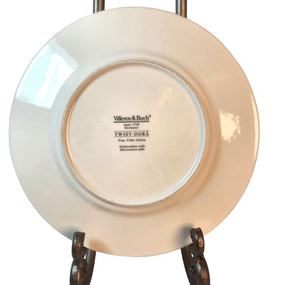 (4) Vintage Villeroy & Boch Twist-Dora Salad Plates Fine Vilbo China Germany - Picture 2 of 9